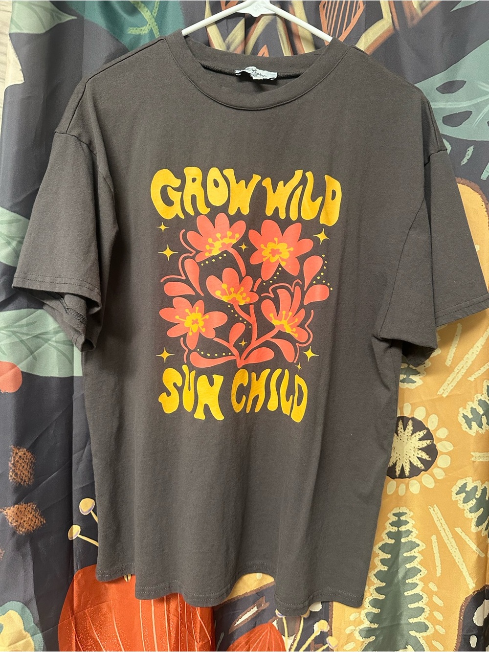 Grow Wild Sun Child Graphic Tee —